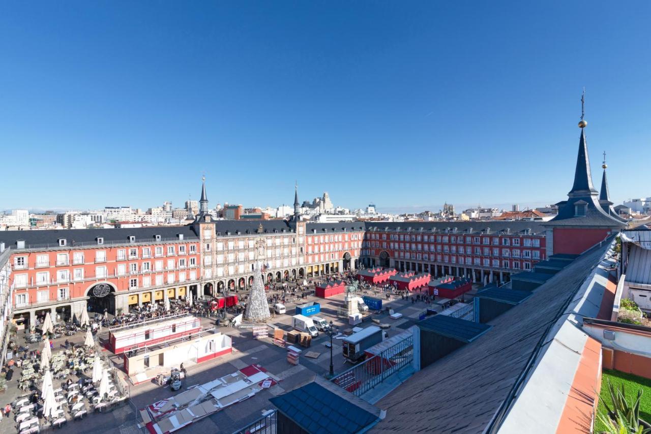 Historic Penthouse Plaza Mayor In Мадрид Екстериор снимка